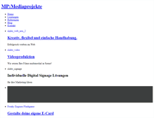 Tablet Screenshot of blog.mediaprojekte.de